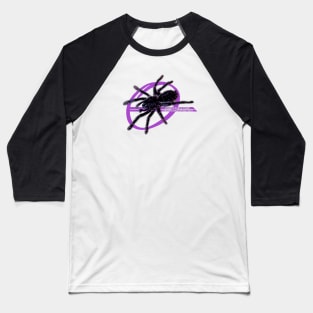 Purple Earth Tiger Tarantula Baseball T-Shirt